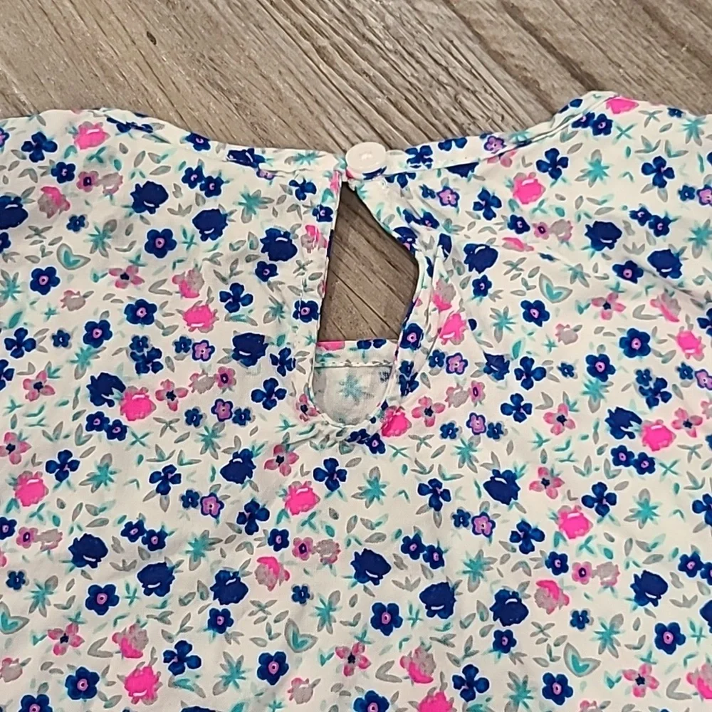 Justice/Crazy 8s Front Tie Floral Shirt with Matching Shorts Size 8